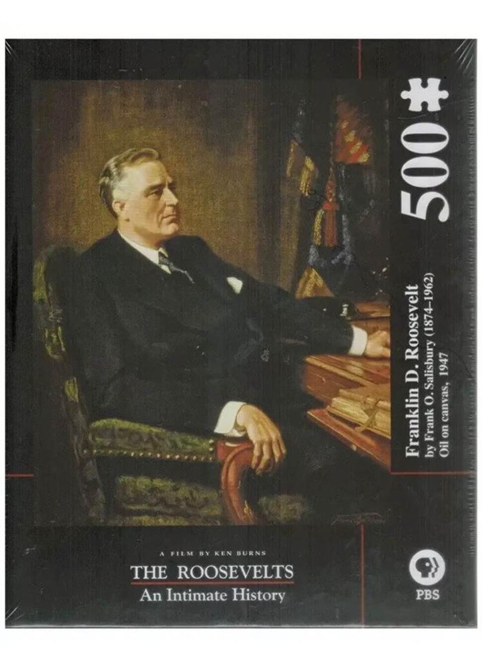 "New & Sealed "Jigsaw Puzzle FRANKLIN D ROOSEVELT -500 Pieces - PBS Ken Burns.
